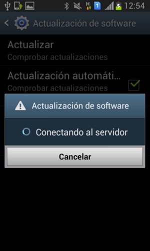 Espere a que la búsqueda termine