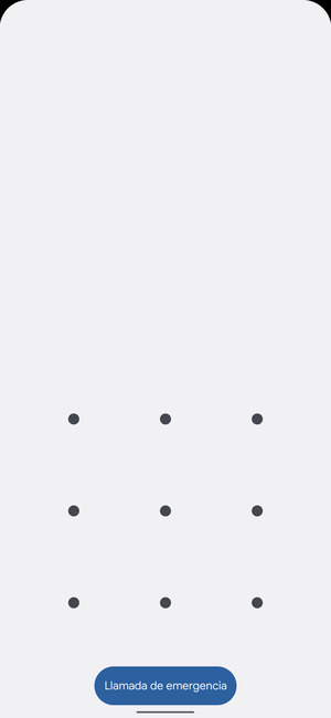 El teléfono ha sido asegurado con un bloqueo de pantalla