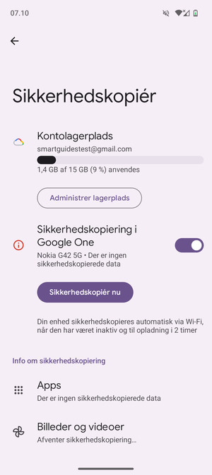 Vælg Kontolagerplads