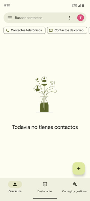Seleccione Corregir y gestionar