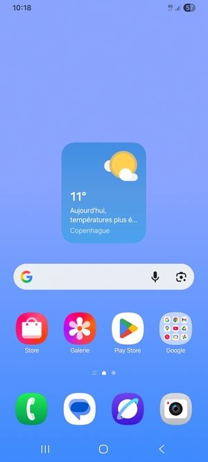 Faites glisser vers le haut