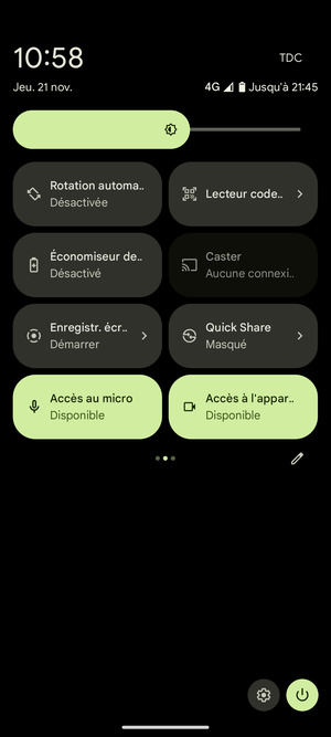 Sélectionnez Économiseur de batterie