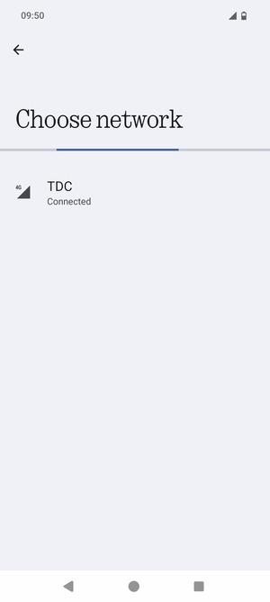 Wait for the search to finish