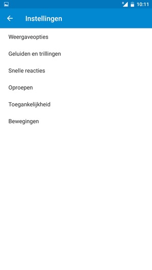 Als u dit scherm ziet, selecteer Oproepen