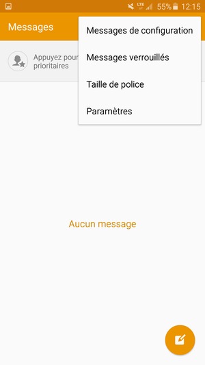Sélectionnez Paramètres