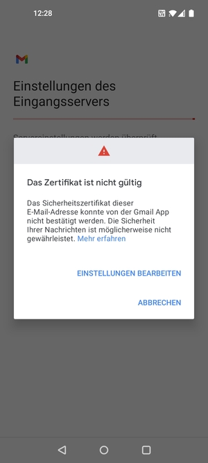 Wählen Sie EINSTELLUNGEN BEARBEITEN