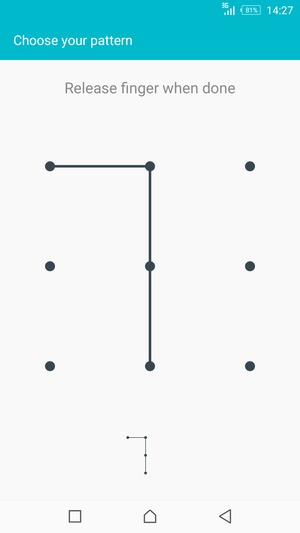 Draw the unlock pattern again
