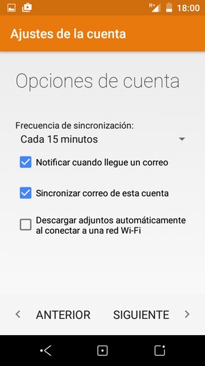 Seleccione SIGUIENTE
