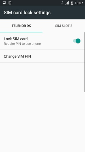 Select Public and  Change SIM PIN