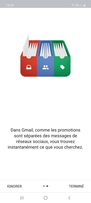 Sélectionnez TERMINÉ