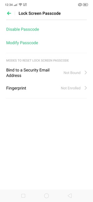 Your phone is now secure with a screen lock