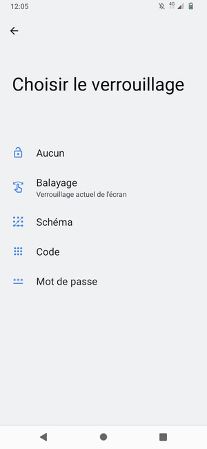 Sélectionnez Schéma