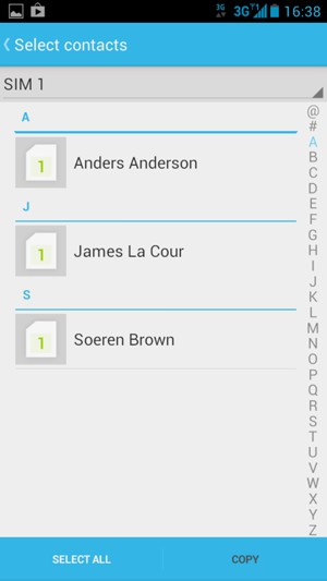 Select SELECT ALL