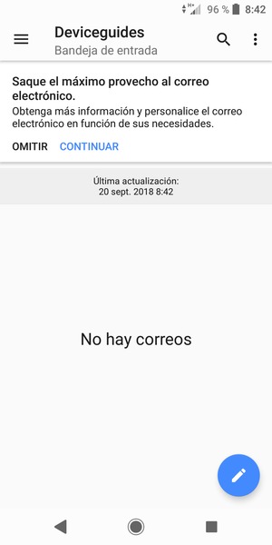 Su cuenta está lista para usar
