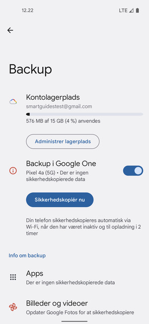 Vælg Kontolagerplads