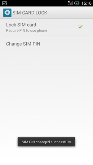 Your SIM PIN has been changed
