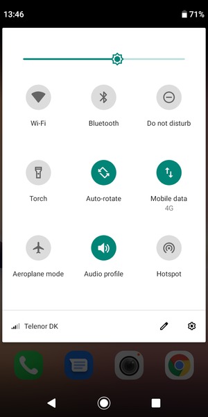 Select the Settings button
