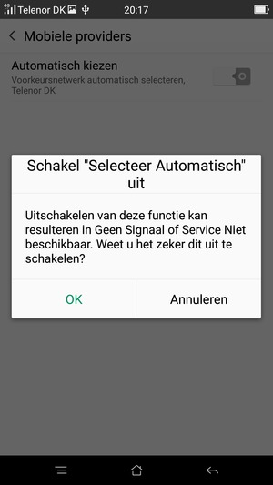 Selecteer OK