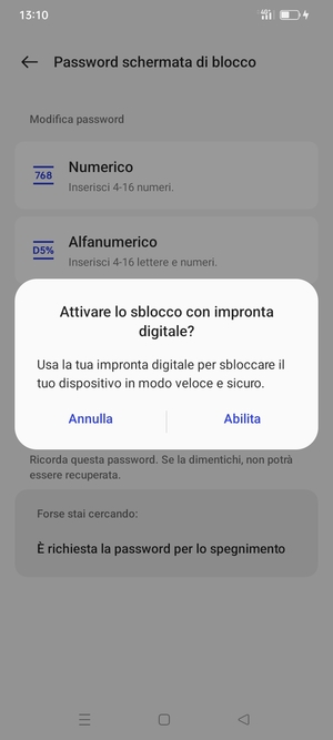 Seleziona la tua opzione preferita