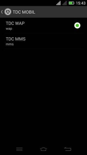 Select the Menu button