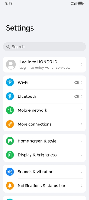 Select Wi-Fi