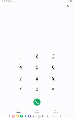 Press and hold the number 1