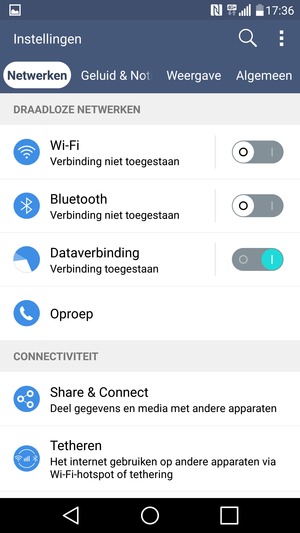Selecteer Algemeen