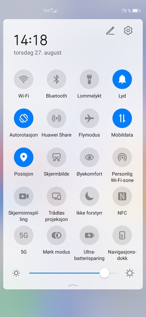 Slå av Posisjon