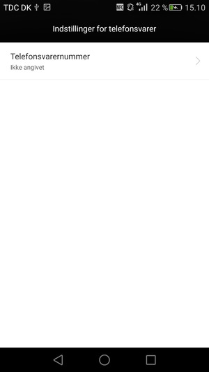 Vælg Telefonsvarernummer