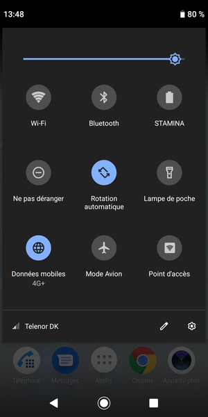 Régler la luminosité au niveau souhaité