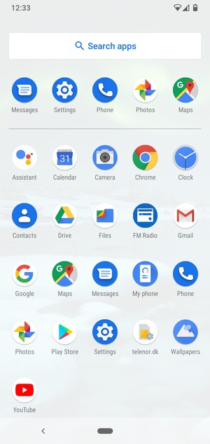 Select Settings