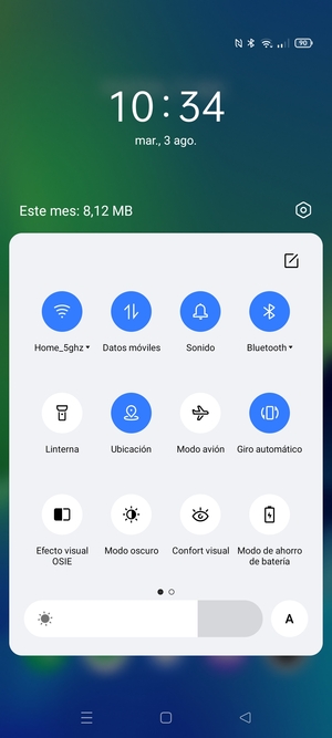 Desactive Wi-Fi y Bluetooth