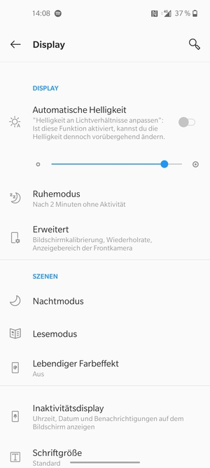 Wählen Sie Erweitert