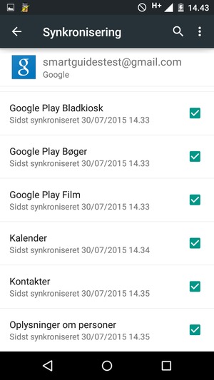Vælg Menu-knappen