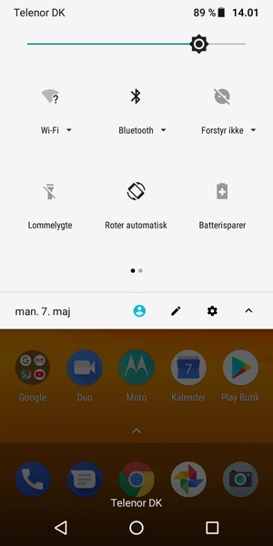Slå Wi-Fi og Bluetooth fra