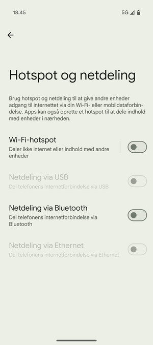 Vælg Wi-Fi-hotspot