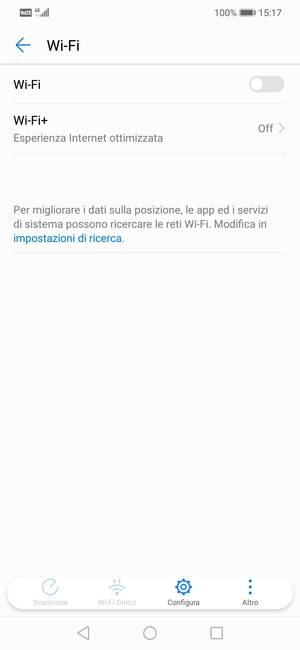 Attiva Wi-Fi