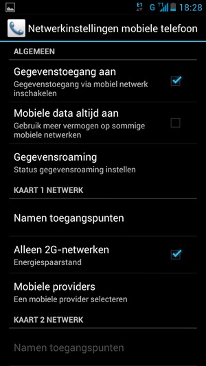 Selecteer Namen toegangspunten