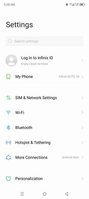 Select Wi-Fi