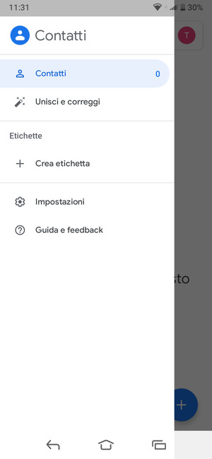Seleziona Impostazioni