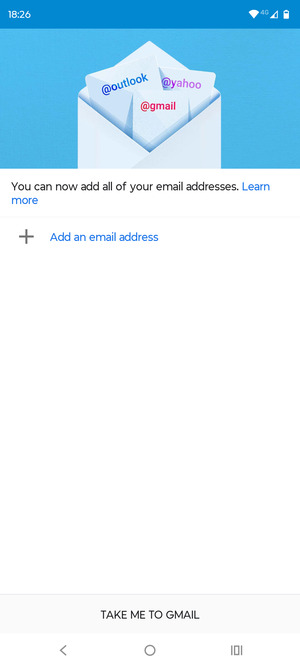 Select Add an email address
