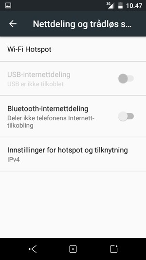 Velg Wi-Fi Hotspot