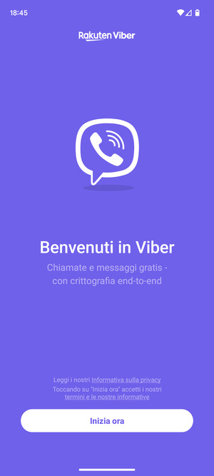 L'app è pronta per l'uso