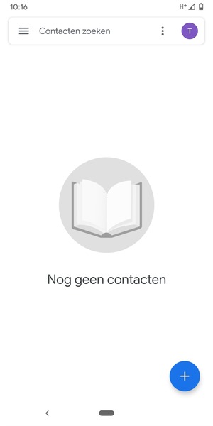 Selecteer de Menu-knop