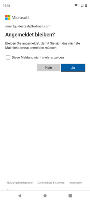 Wählen Sie Ihre gewünschte Option