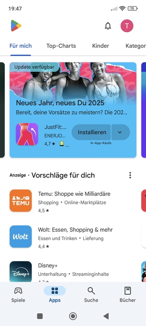 Wählen Sie Suche
