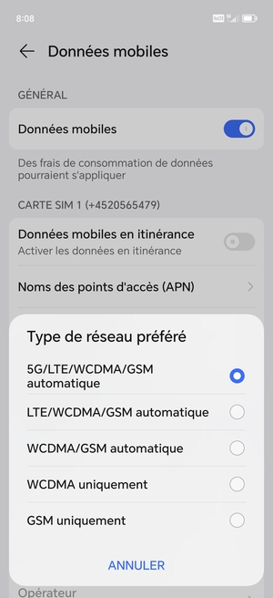 Sélectionnez votre option préférée