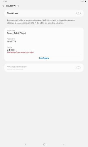 Attiva Router Wi-Fi