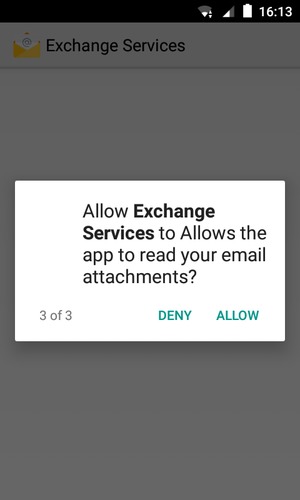 Select ALLOW