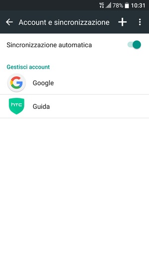 Seleziona Google